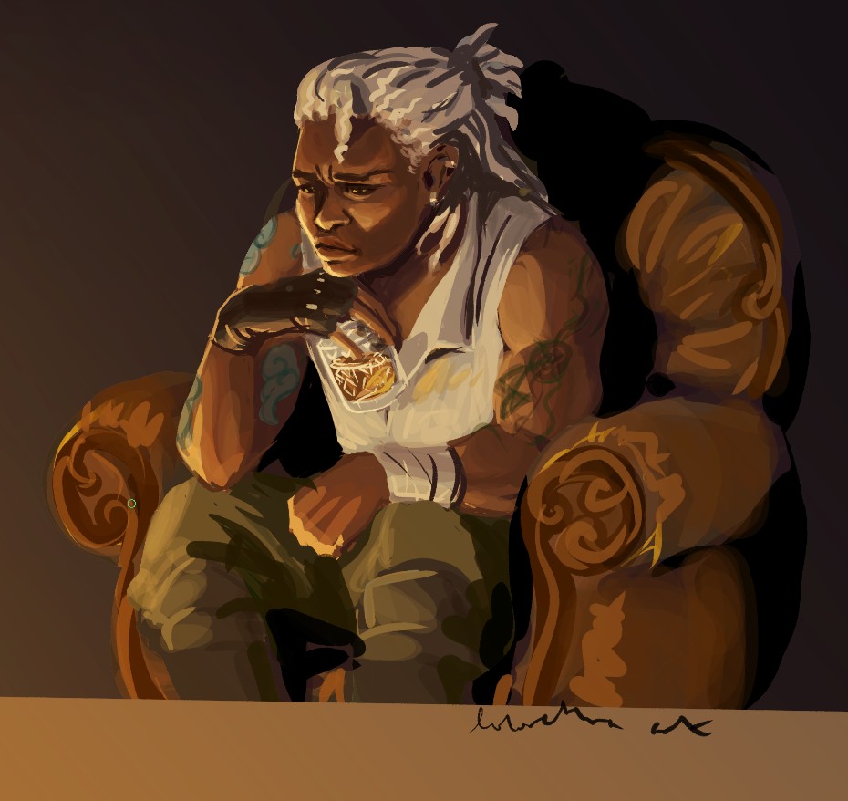 DPATS by <a href="/jinxedbypow/">Juli❁</a>  chapter three, "my father was a fisherman.." Beefy older Ekko is such a vibe.
