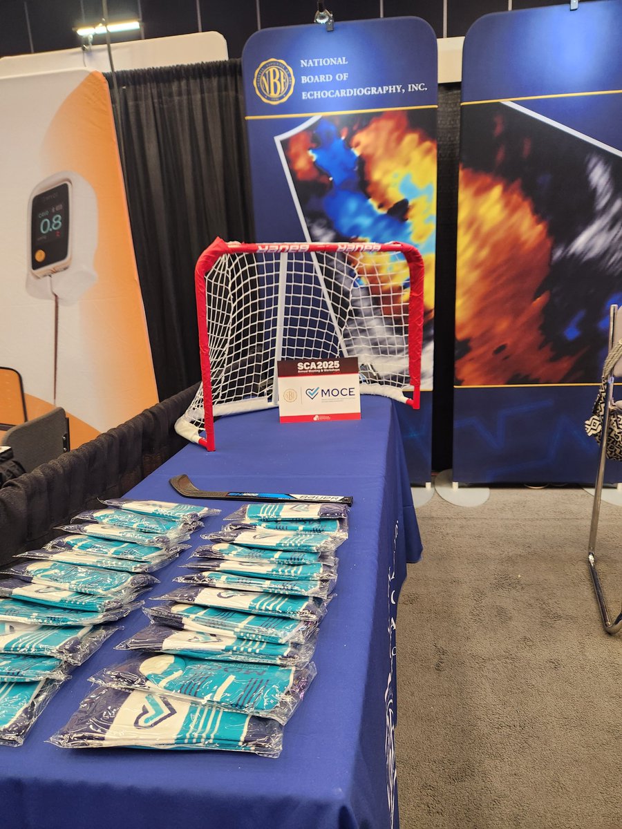 SCA 2025 Annual Meeting attendees, get your MOCE socks at booth 207! #SCA2025 #Echocardiography