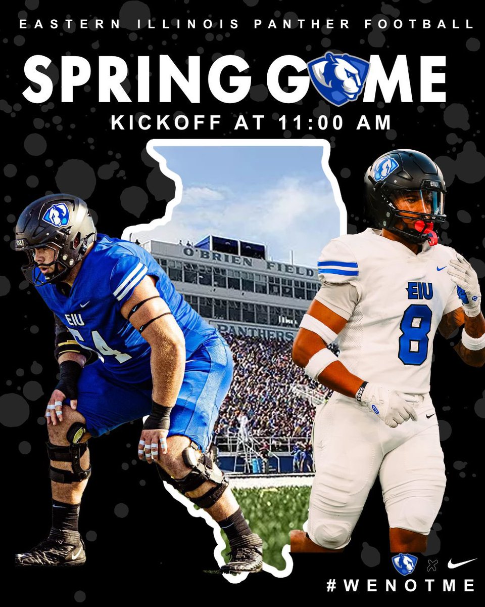 FOOTBALL IS BACK IN THE CHUCK‼️

SPRING GAME 2025. KICKOFF AT 11. 

#WeNotMe | #BleedBlue | #WinTheDay