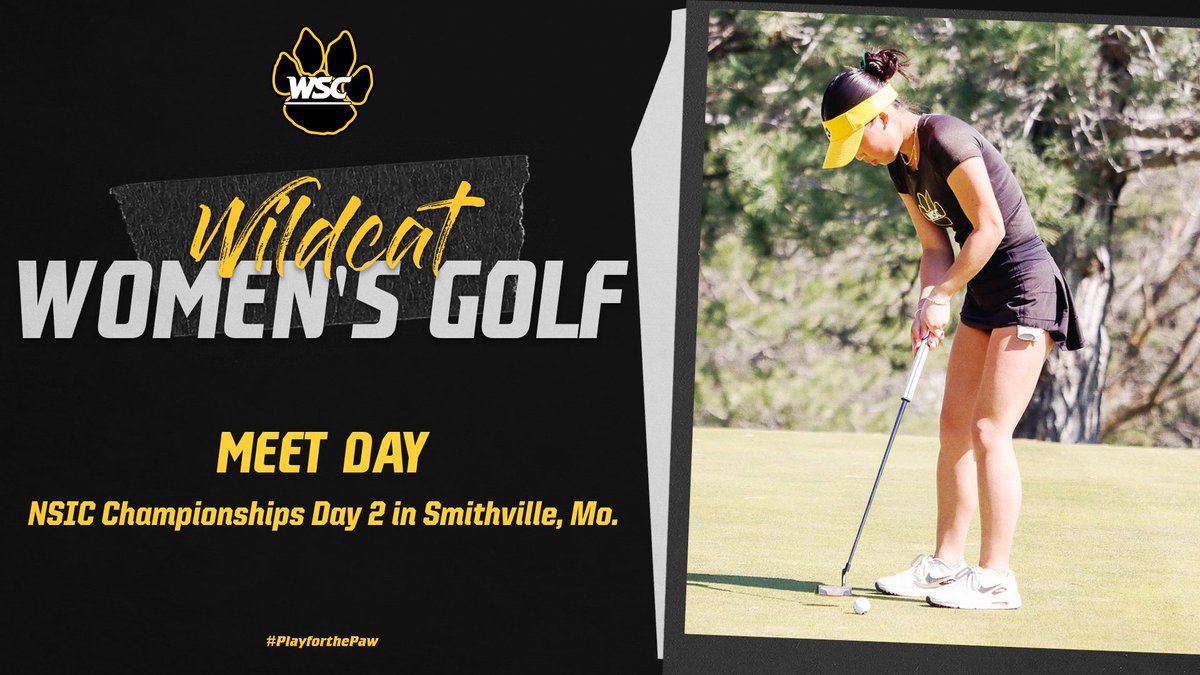 Wayne State Wildcats (@wscwildcats) on Twitter photo MEET DAY - Day 2 of the NSIC Women's Golf Championships for <a href="/WayneStateGolf/">Wayne State College Women’s Golf</a> in Smithville, Mo. 'Cats start teeing off at 10:40 a.m. #PlayforthePaw
📊SCOREBOARD - 2025 NSIC Women's Golf Championship (Women) Team Leaderboard MEET DAY - Day 2 of the NSIC Women's Golf Championships for <a href="/WayneStateGolf/">Wayne State College Women’s Golf</a> in Smithville, Mo. 'Cats start teeing off at 10:40 a.m. #PlayforthePaw
📊SCOREBOARD - 2025 NSIC Women's Golf Championship (Women) Team Leaderboard