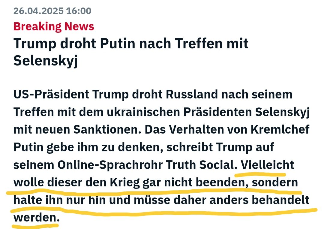 No shit, Sherlock 😭
#Trump #Putin #Selenskyj #Beerdigung #PapstFranziskus