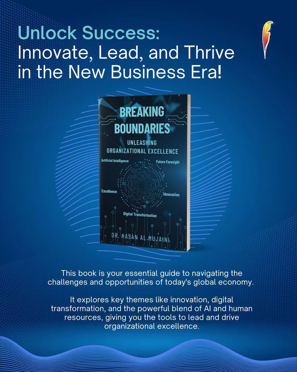 #معرض_أبوظبي_الدولي_للكتاب_2025

تجدون كتابي بريكن باوندريز - ان ليشينج اورجنازيشنال  اكسيلينس. 
Breaking Boundaries - Unleashing Organizational Excellence.
في معرض أبوظبي الدولي للكتاب 2025م. 
دار نشر أوستن ماكولي Austin Macauley
جناح رقم  8C36
 قاعة رقم 08
د. حسن صالح المجيني