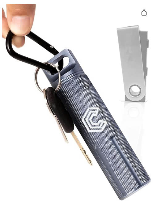 QCVN191's tweet photo. CryptoPod Ledger Nano Case - Fits Nano S/X/S Plus & Yubikey USB - Aluminum Alloy, Fire Resistant & Waterproof - Protective Cold Wallet Storage for Cryptocurrency Device Storage (Silver)
Buy here: https://t.co/r3aop1INCa
#cryptowallet #Crypto #BTC #ledger #ledgernano https://t.co/RkgoDpiQWJ