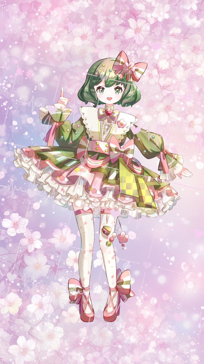 IRIAM1669358's tweet photo. 🍵こんにちまっちゃ〜🍵
抹茶が好きな女の子、まっちゃ子です💚🍵🌸
triangular所属4期生！皆抹茶は好きー？？🍵
この新衣装のテーマは魔法少女です💗
皆さんのおかげで無事公開する事ができました💚
本当にありがとうございます💚
これからも皆さんと楽しい時間を過ごせるように頑張ります🌸 https://t.co/oQydUKJn6A