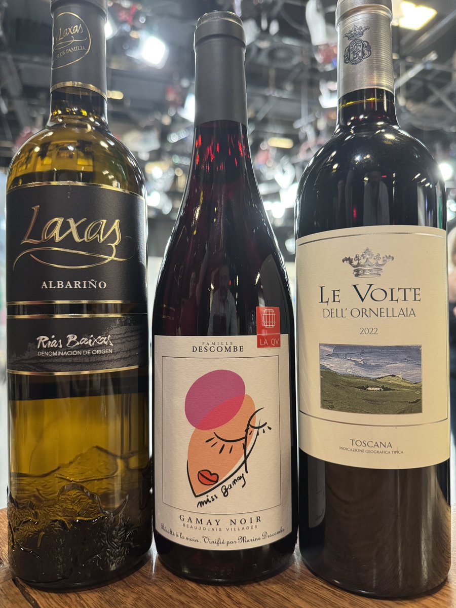 Nos trois délicieuses cuvées de ce matin à <a href="/salutbonjour/">Salut Bonjour</a> sur <a href="/TVAreseau/">TVA</a> 
Santé et bon week-end ! 👌🍷📺😋✌️