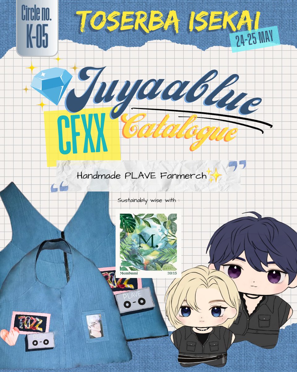 juyeahhssi_'s tweet photo. [🔁 &amp; ❤️ are appreciated!🥺]

MY CFXX CATALOGUE + PRE-ORDER NOW ARE FINALLY HEREE, Y'ALL!! 

🗓️ 24-25 May
📍K-05 "TOSERBA ISEKAI"
✨ PLAVE 
🛍️ OTS &amp; PICK UP ONLY
RIZZ Totevest PO Link : 
🔗https://t.co/A3e7sQih9X

#cfxxcatalogue #CFXX #cf20catalogue #CF20 https://t.co/fajqwSU6Tc