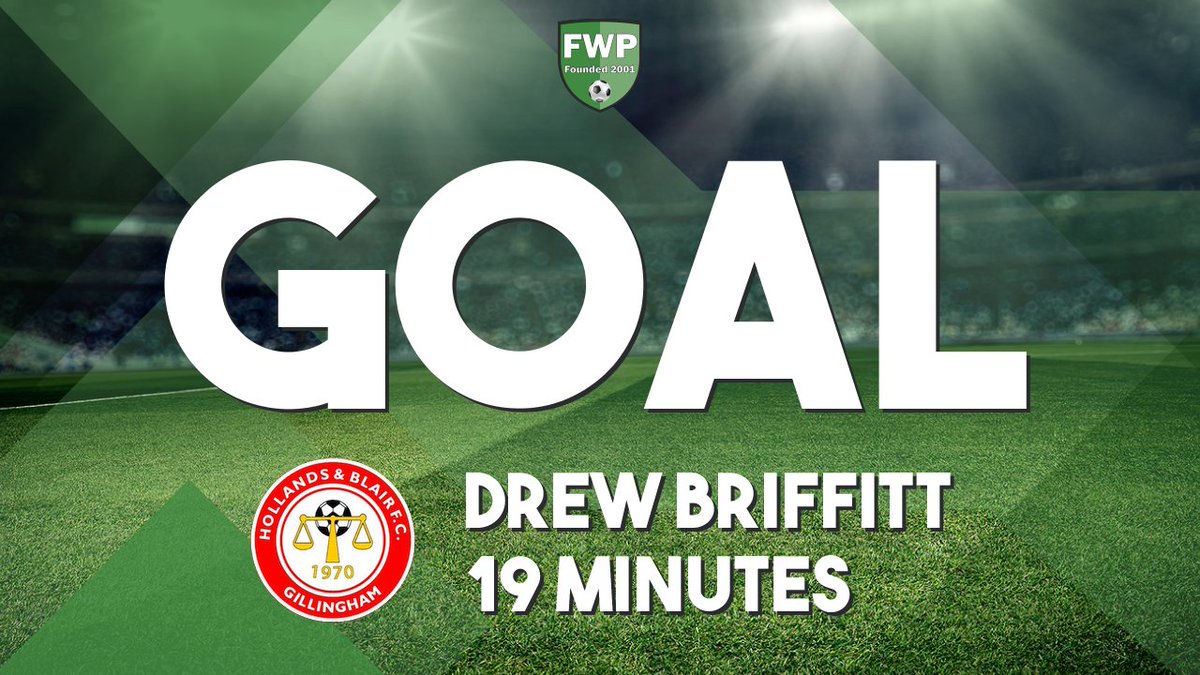 GOAL: Fisher 1-1 HOLLANDS &amp; BLAIR - Drew Briffitt (19')