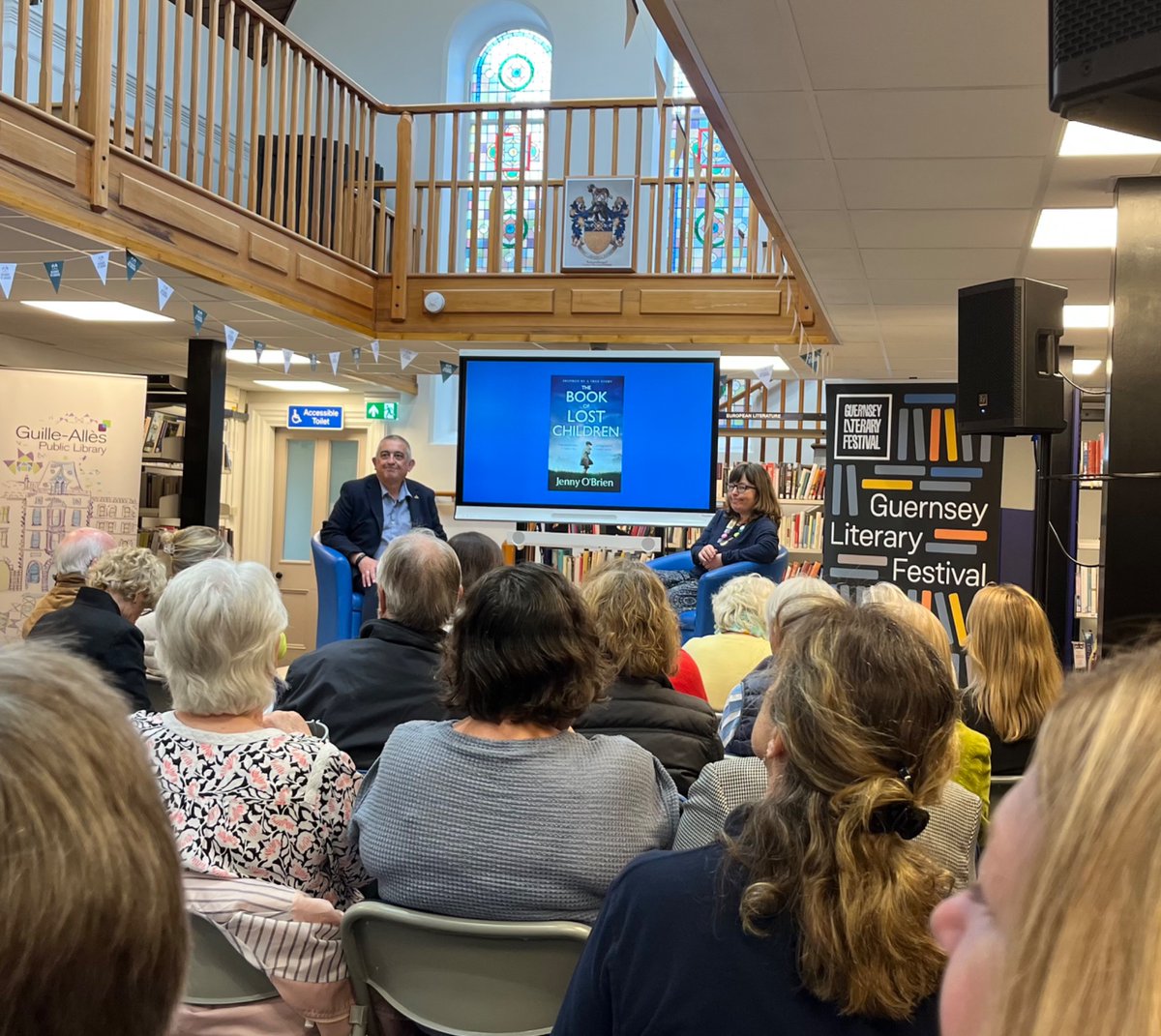 Julie Todd (@toddassoc1) on Twitter photo Thank you to <a href="/ScribblerJB/">Writer Jenny 🇮🇪 🏴🇬🇬🇺🇦🩺</a> and <a href="/Nickleh/">Nick Le Huray 🇬🇬🇺🇦🚜 (Bluesky @Nickleh)</a> for a fabulous talk this morning for <a href="/GuernseyLitFest/">Guernsey Lit Fest</a> -I can’t wait to read the book, Jenny! Thank you to <a href="/ScribblerJB/">Writer Jenny 🇮🇪 🏴🇬🇬🇺🇦🩺</a> and <a href="/Nickleh/">Nick Le Huray 🇬🇬🇺🇦🚜 (Bluesky @Nickleh)</a> for a fabulous talk this morning for <a href="/GuernseyLitFest/">Guernsey Lit Fest</a> -I can’t wait to read the book, Jenny!