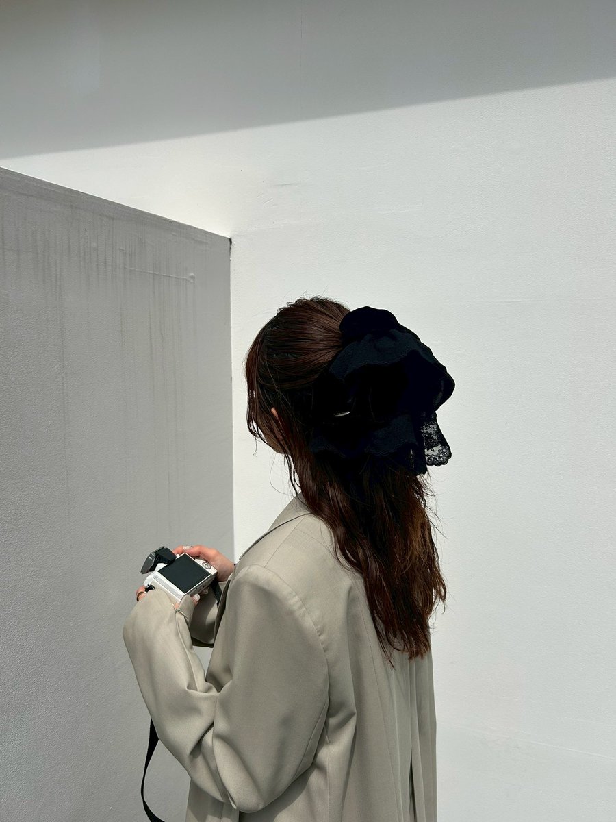 【tanaka daisuke】velour lace chou chou