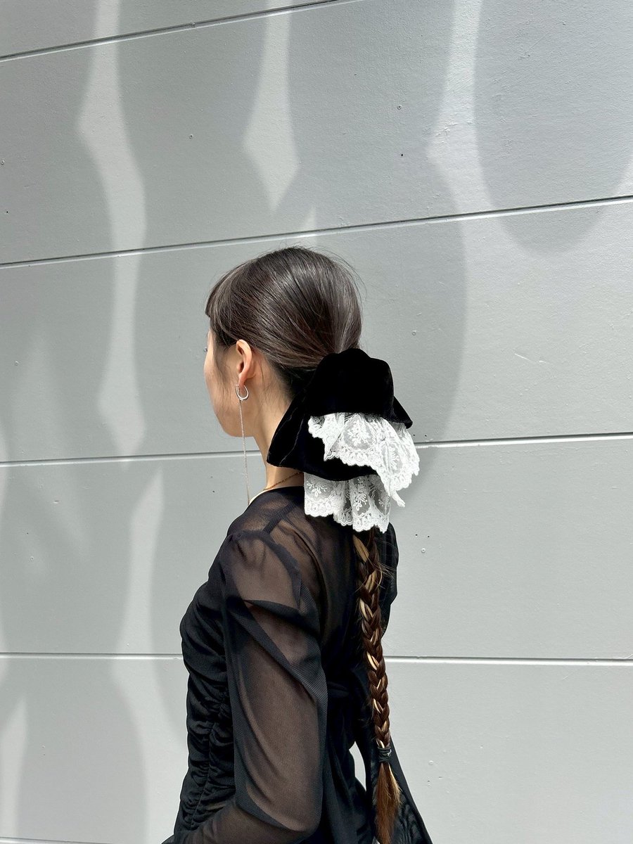 lace tanakadaisuke chou ヘアアクセサリー velour chou lace tanakadaisuke chou ヘアアクセサリー velour chou