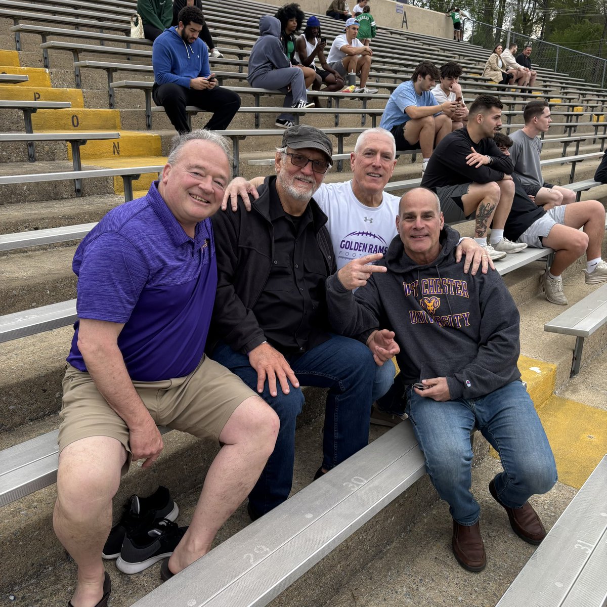 Killinger Foundation (@killinger1979) on Twitter photo Joe Walsh, Danny Hale, Mike Gillen, and Paul Nanni catching up at last night’s Spring Game! Great to see so many familiar faces from the Golden Ram family supporting the team! #RamPride <a href="/WCUGoldenRamsFB/">West Chester Golden Rams Football</a> Joe Walsh, Danny Hale, Mike Gillen, and Paul Nanni catching up at last night’s Spring Game! Great to see so many familiar faces from the Golden Ram family supporting the team! #RamPride <a href="/WCUGoldenRamsFB/">West Chester Golden Rams Football</a>