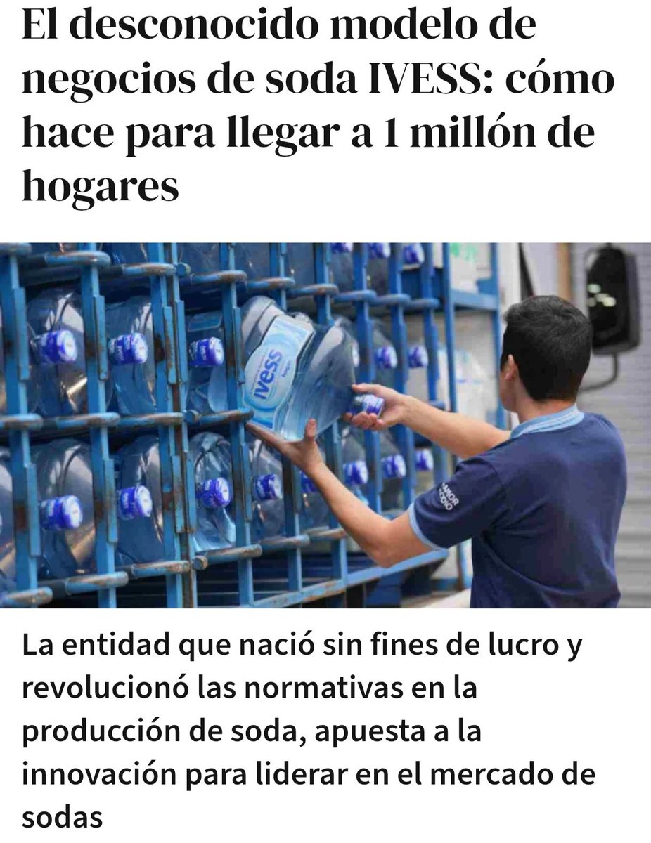 El desconocido modelo de negocios de soda IVESS: cómo hace para llegar a 1 millón de hogares

iprofesional.com/negocios/42609…