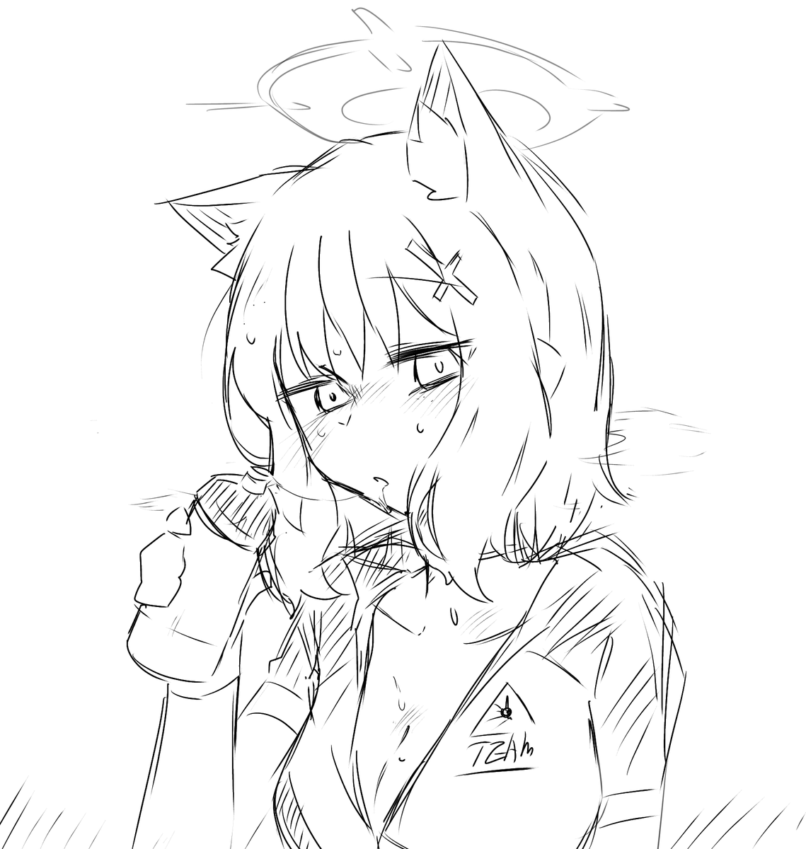 シロコ落書き
#ブルアカ #ブルーアーカイブ 