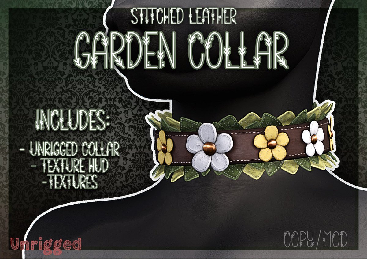 Alright, the official post!

Coming to <a href="/Abnormal_Event/">Abnormality: SEEYA IN AUGUST!</a> on May 7th!
[FH] Vulpine Head and Garden Collar!

#secondlife