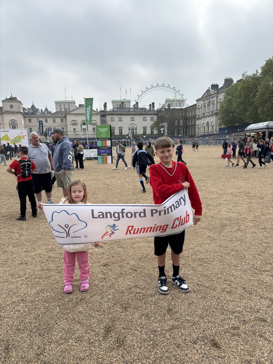 What a morning watching Mason run the mini Marathon 🥳🏃🏅. Well done <a href="/langfordprimary/">Langford Primary</a> ❤️