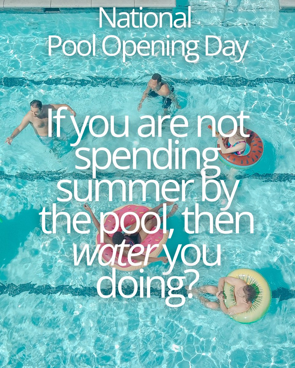 SWHManagement's tweet image. It’s officially pool season! ☀️

Life is better by the poolside 🏊.  Join us this pool season for a dip in our sparkling blue pool, where core memories are made.

#poolseason #poolopeningday