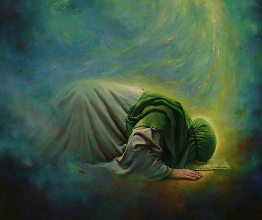 _Muntaqim's tweet image. Imam Sadiq (A.S.)

أَقْرَبُ مَا يَكُونُ الْعَبْدُ إِلَى اللَّهِ وَهُوَ سَاجِدُ

The state in which a servant is closest to his Lord is the state of prostration

al-Kafi Al-Shareef vol. 3, pg. 324📚