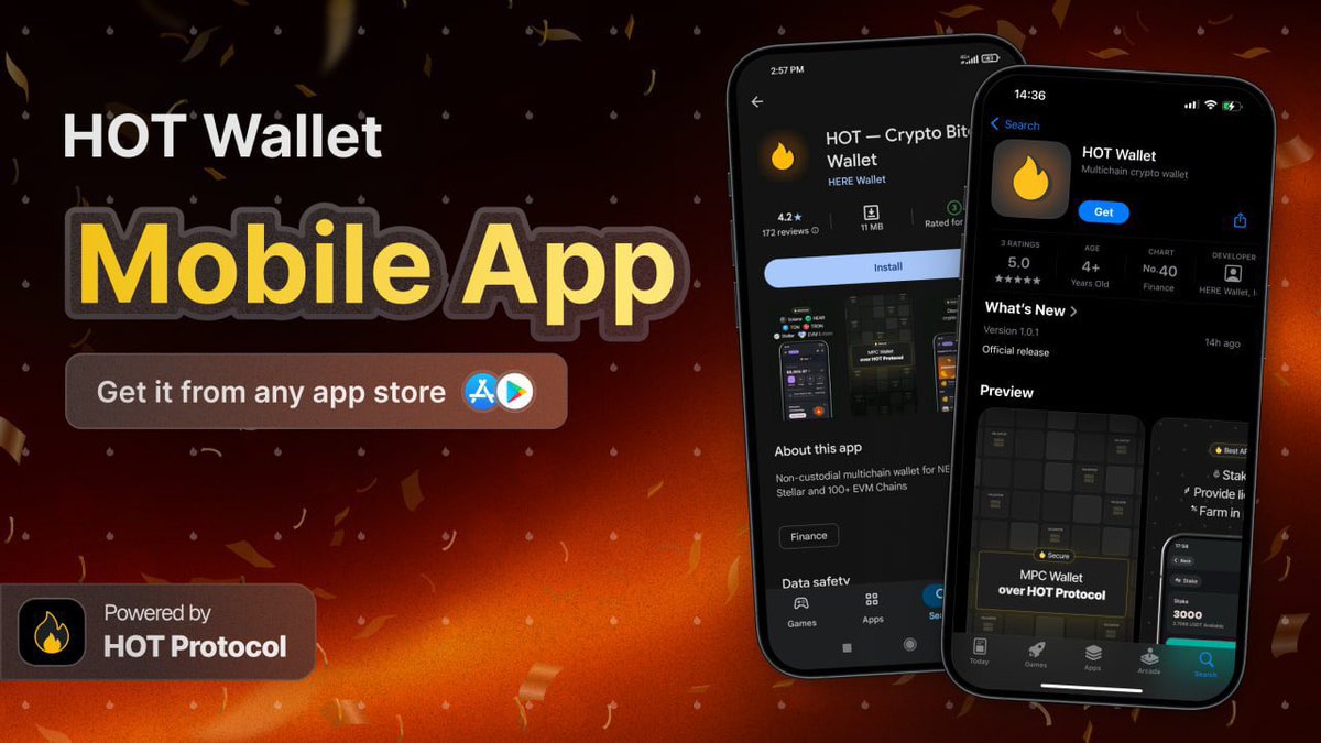 DefiVeen's tweet image. HOT WALLET LAUNCH MOBILE 📲📲 APP ON ANDROID &amp;amp; IOS

~HOT Wallet supports over 150+ networks!🤯 💪💪

~From EVM and non-EVM chains to L2s, sidechains, testnets, and more.

~Download the HOT App and import your wallet using your seedphrase from Telegram.