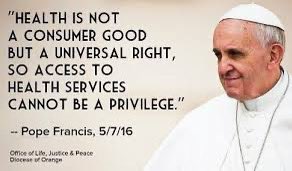 Late Pope Francis was a champion of health equity. 

I am deeply honoured to be in the Vatican today to pay my last tribute to His Holiness. He will be greatly missed, but his legacy of justice will live forever.
