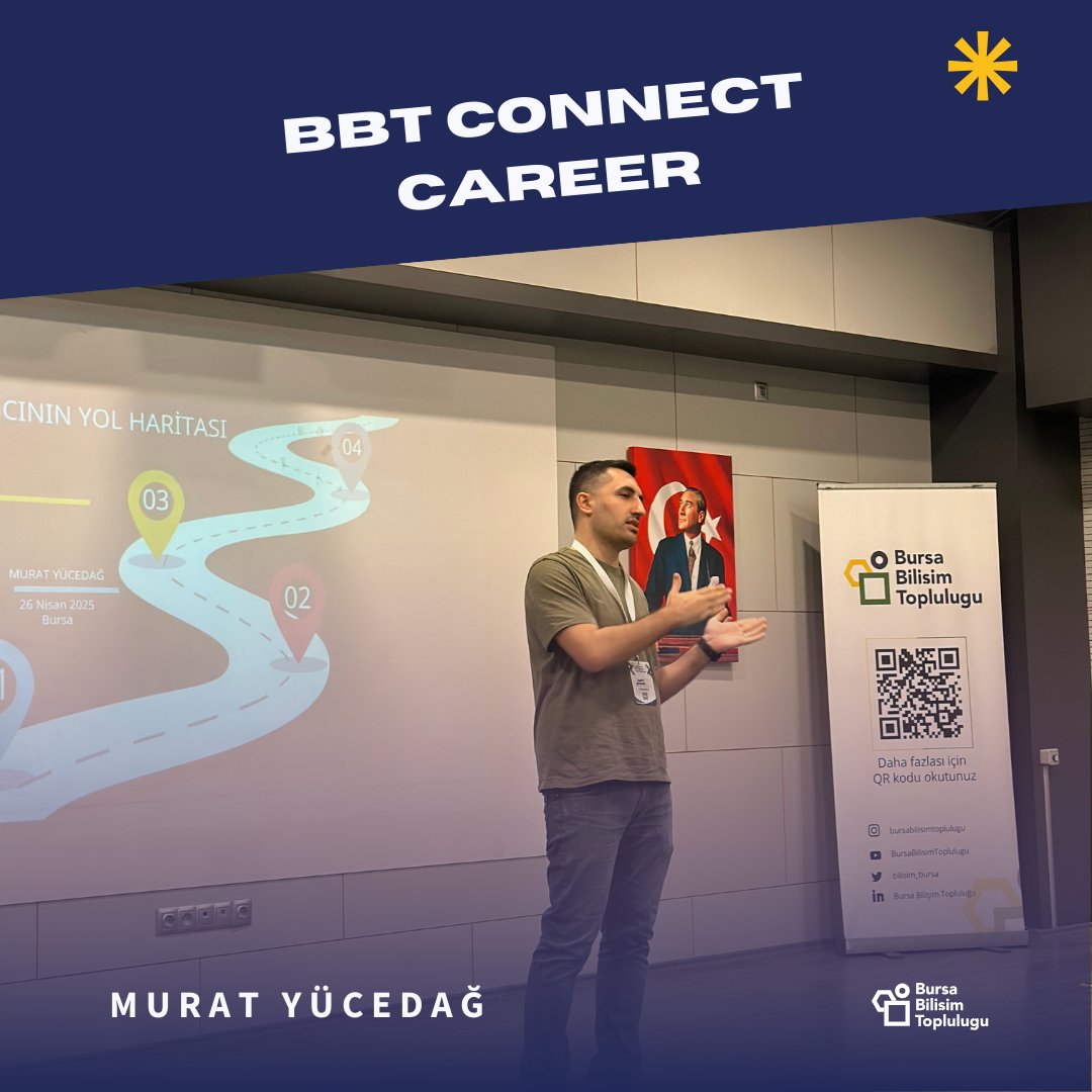 Başladık 🚀 
Murat Yücedağ (<a href="/MurattYucedag/">Murat Yucedag</a>) - "Bir Yazılımcının Yol Haritası"