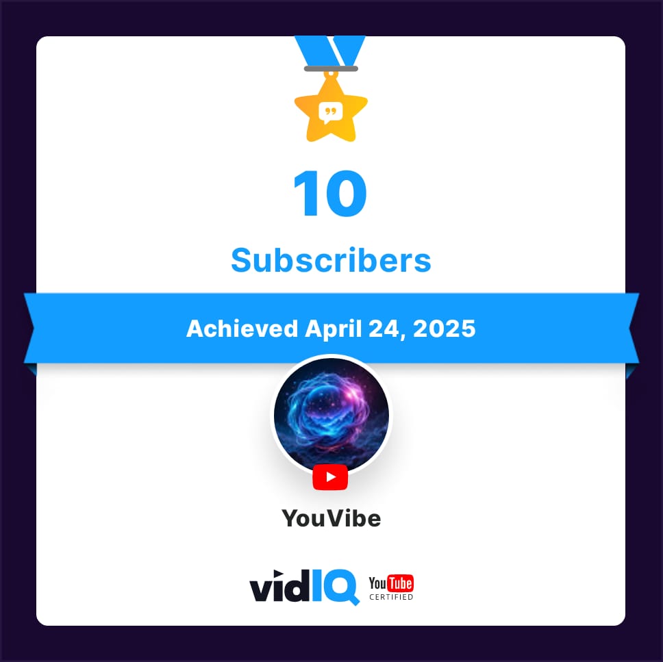Lewisfinds's tweet photo. I just got 10 subscribers 😊👍thank you for watching  and subscribing ,if you wanna check out my channel @youVib3 subscribe  for aesthetic lifestyle the goal is 100subscribers
#aesthetic #visuals #ai #visualquiz #quiz https://t.co/hU4j8ihDw8
