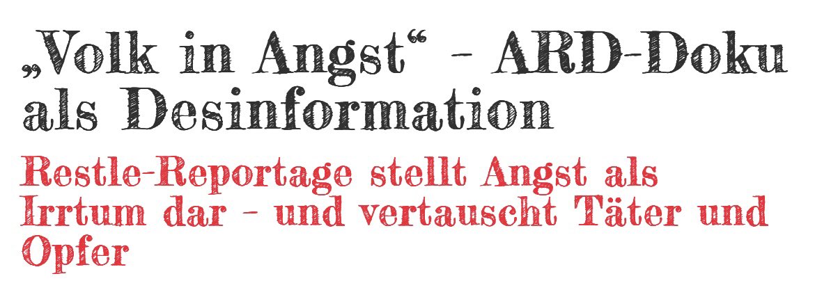 Georg Restle tweet media