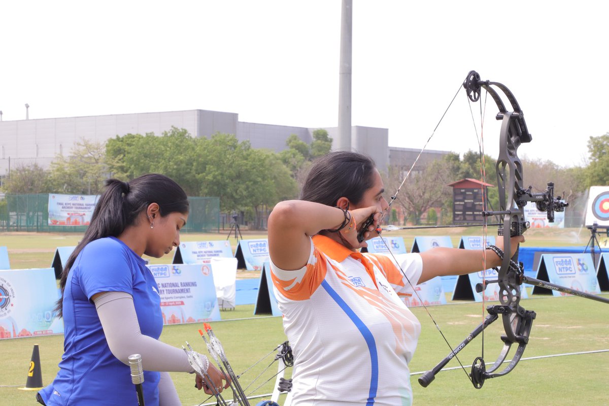 ARCHERY ASSOCIATION OF INDIA (@india_archery) on Twitter photo Final NTPC National Ranking Archery Tournament (NRAT) at DDA, Yamuna Sports Complex, Delhi🎯🏹
Glimpses of the Compound event 🏹🏹
Title Sponsor : <a href="/ntpclimited/">NTPC Limited</a>
#indianArchery #ntpcarchery
#NTPCNRAT #ntpcnational #archerytournament
#Archery #Delhi🏹 Final NTPC National Ranking Archery Tournament (NRAT) at DDA, Yamuna Sports Complex, Delhi🎯🏹
Glimpses of the Compound event 🏹🏹
Title Sponsor : <a href="/ntpclimited/">NTPC Limited</a>
#indianArchery #ntpcarchery
#NTPCNRAT #ntpcnational #archerytournament
#Archery #Delhi🏹