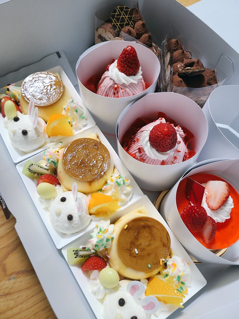 アルバイトのお給料で定期的に家族にケーキを買ってきてくれる娘の気持ちがとても優しくて嬉しい。