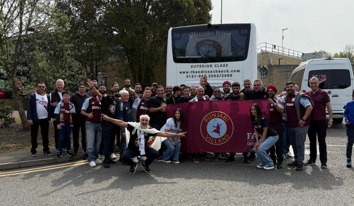 ‘We’re on our way’ <a href="/PunjabiVillans/">Punjabi Villans</a> <a href="/AVFCOfficial/">Aston Villa</a> 💜💙