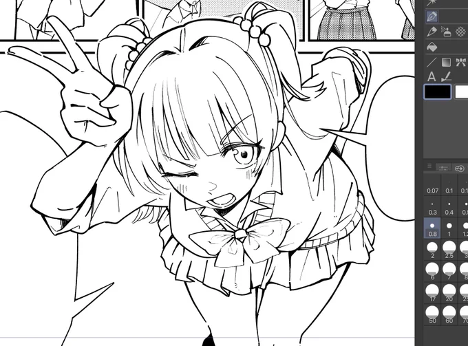 金子さん良い感じに描けた
#鷲尾さんは楽天的でいたい 