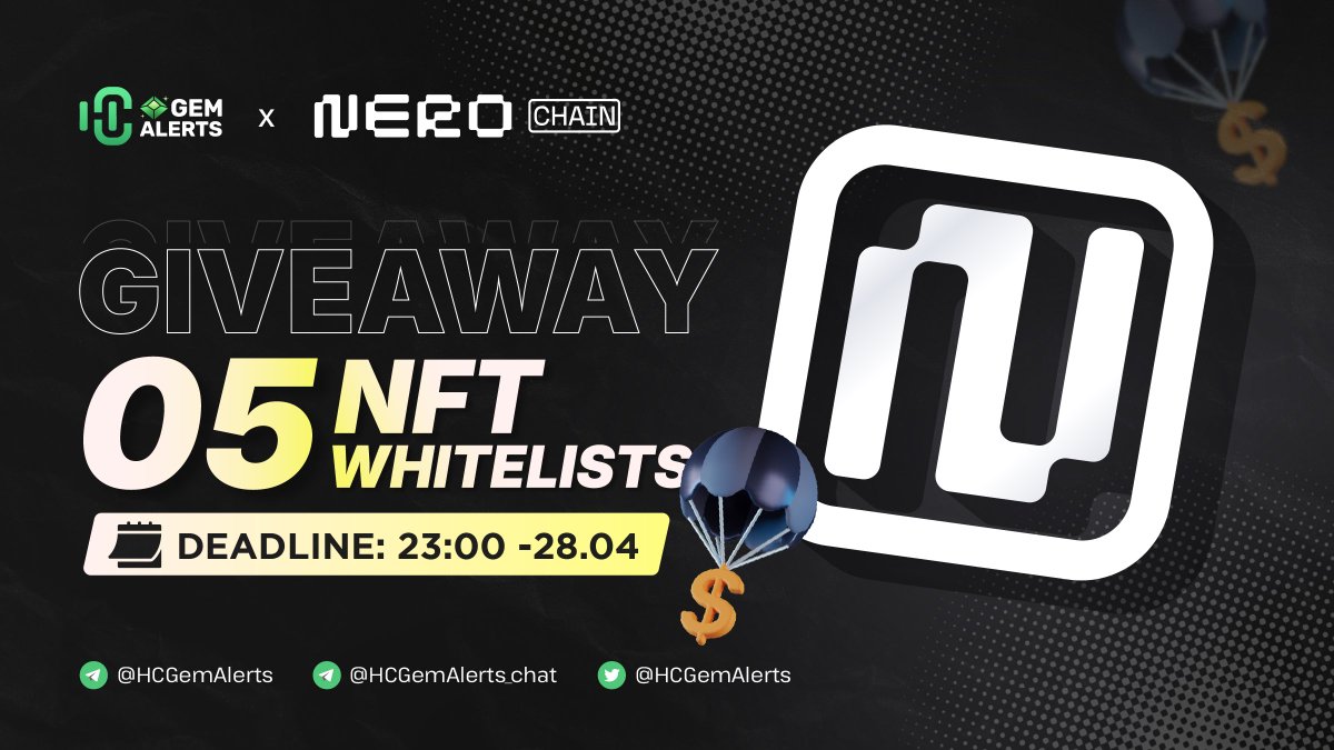 🔥 Giveaway 05 Whitelists dự án NFT Nero Chain 

NERO Chain là một blockchain Layer 1 được thiết kế để giải quyết bài toán "Blockchain Trilemma" 

NERO Chain với giải pháp Blockspace 2.0 cho phép bạn tự chọn loại gas và nắm bắt giá trị thực cho dApp hoặc token