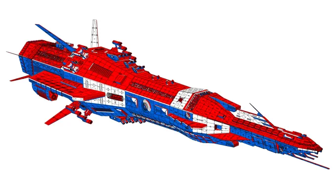 My works!!!   反乱軍旗艦二値化画像Netflixシリーズ「ムーンライズ」独占配信中         #ムーンライズ #MOONRISE #WITSTUDIO #Netflix 