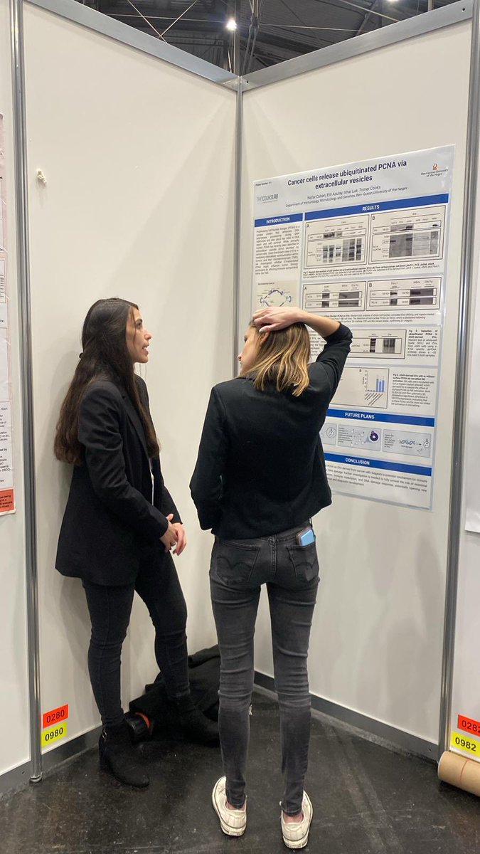 Second batch of poster presentations from lab members- today’s menu includes Haneen, Ofir and Nofar. 🧬🧫🎇