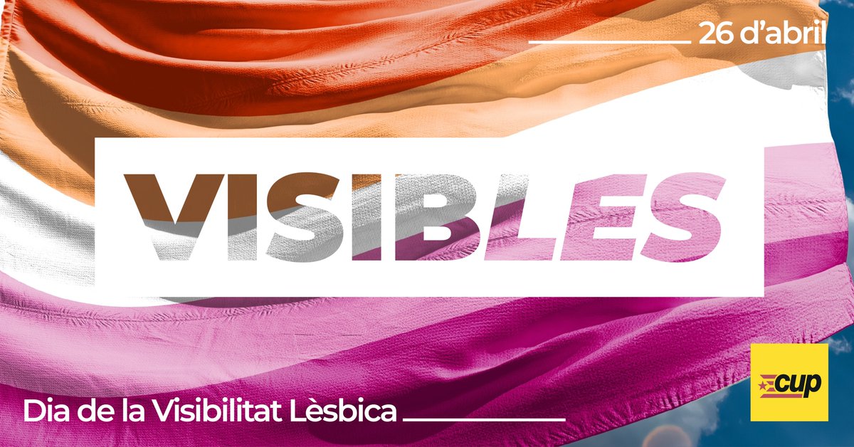 Orgullosament visibLES

26 d'abril, dia de la visibilitat lèsbica