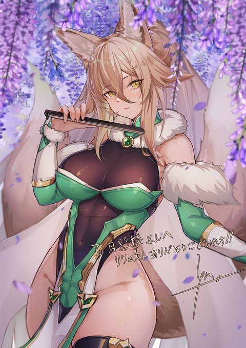 藤の花はかなり好きなモチーフなので結構ご依頼してる 