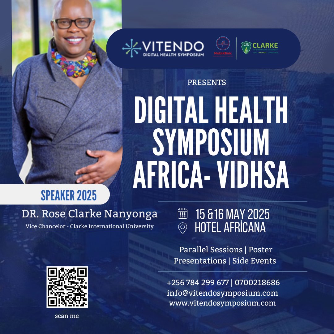 CIUuga's tweet image. Dr. @RoseNanyongaCla, Vice Chancellor, #ClU is leading the charge for healthcare excellence!  Network, learn and innovate at #VIDHSA #2025 on 15 &amp;amp; 16 May. Your seat awaits! vitendosymposium.com

#HealthcareRoyalty #TransformAfrica #Lead #Innovate #Transform