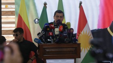 XevnaNews's tweet photo. 🚨 SDF's Mazloum Abdi: 

"The Kurdish Unity Conference does not mean the division of Syria; on the contrary, the conference reinforces Syria’s unity."

"Our fundamental demand in the new Syria is that the guarantee of the rights of the Kurds."

#KurdishNationalConference https://t.co/pJ3meUW1MV