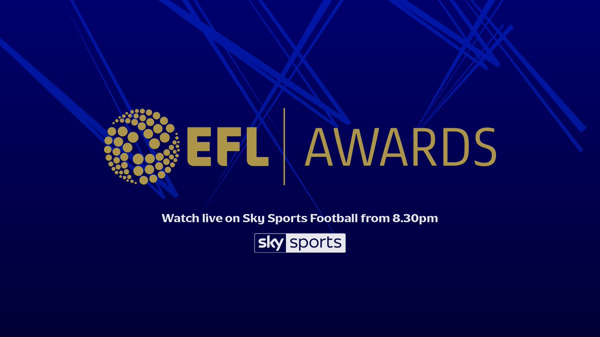 🍿🏆Sunday night! Watch the #EFLAwards live on <a href="/SkyFootball/">Sky Sports Football</a>  from 8.30pm