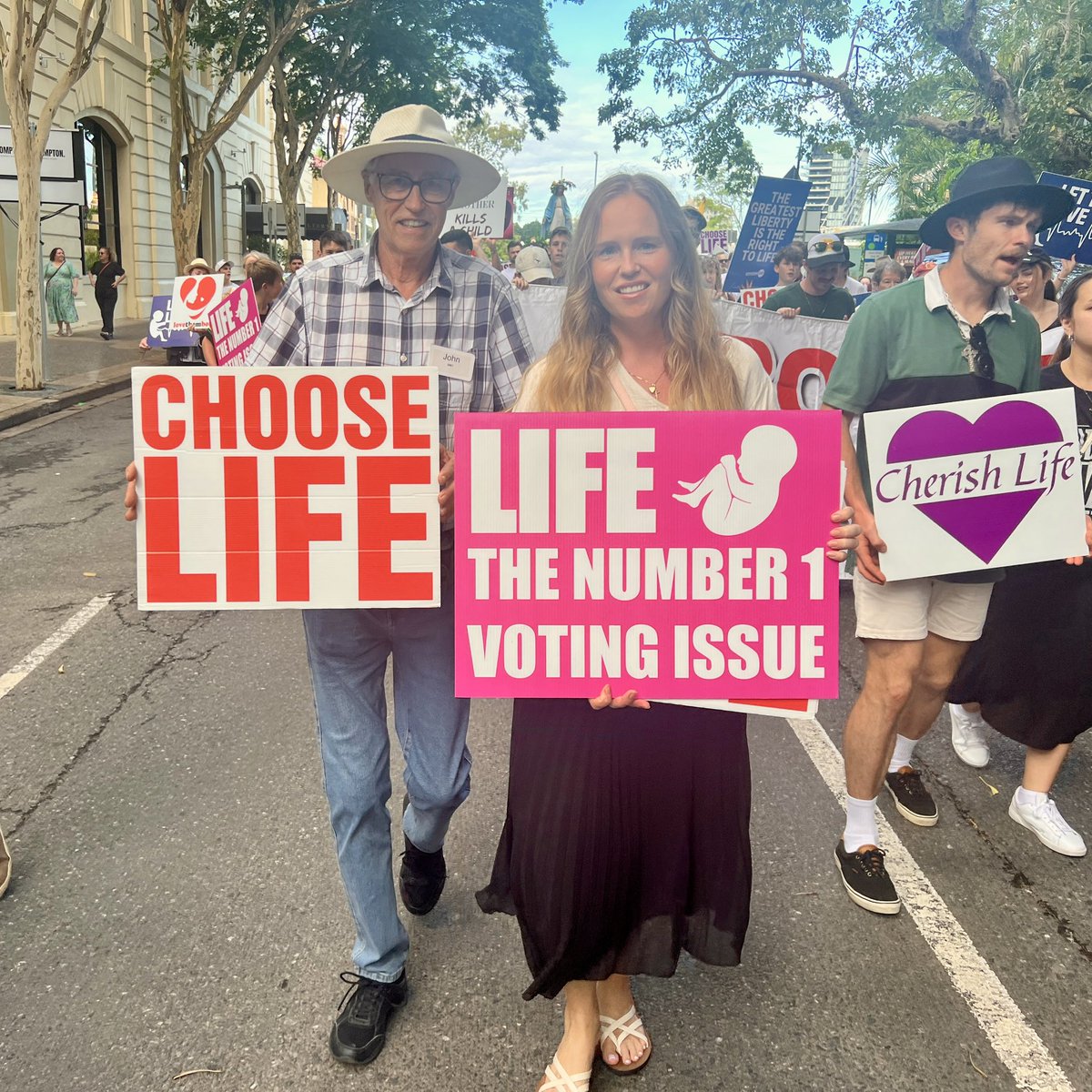 My parents and I attended the ‘March for life’ rally today in Brisbane hosted by <a href="/CherishLifeQLD/">Cherish Life</a> . 

It really is a critical topic for our generation. Thousands of viable babies are killed every year, and hardly anyone bats an eyelid. 

A few hundred had a flu in 2020, and the