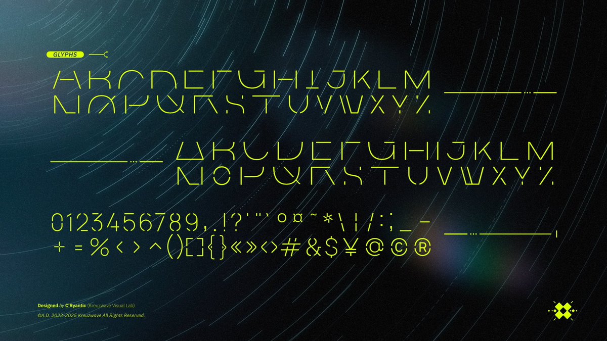 c_ryantic's tweet image. Purchase or redeem the album &quot;GRAVITA (C) TION&quot; on dizzylab or Bandcamp to receive the decorative sans serif font &quot;Residential Signal&quot; with the same title as the album for free. This font is inspired by the compression and fragmentation of letter forms by gravity.