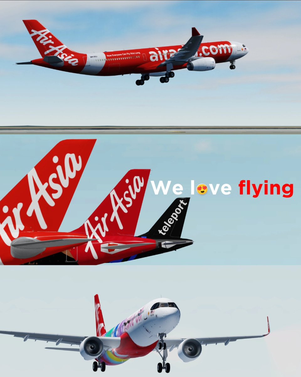 ✨✨ Happy World Pilot's day to our finest navigators in the skies! AirAsia wishes all pilot's an happy World Pilot's Day. 🧑‍✈️👩‍✈️✈️

#Roblox #roaviation #axmrblx #airasiaroblox #flyairasiarblx