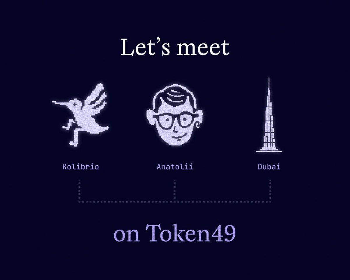 Kolibrio is going to TOKEN2049 Dubai

If you’re around, let’s meet! 🐸