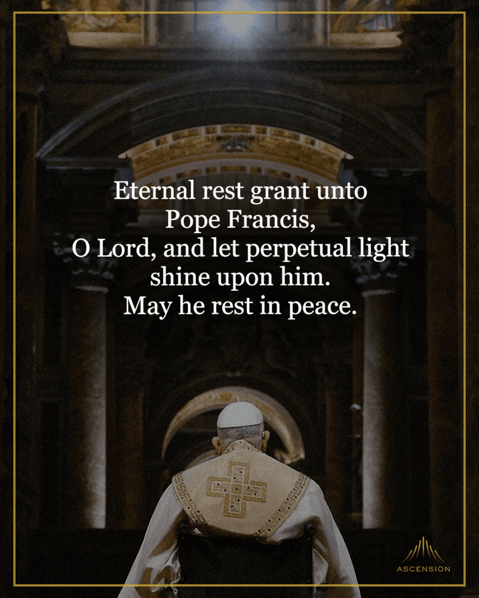 Requiescat in pace, Holy Father. 

#PopeFrancis