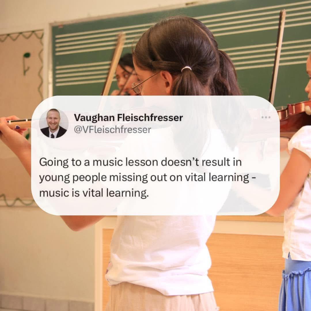 Music is vital learning.