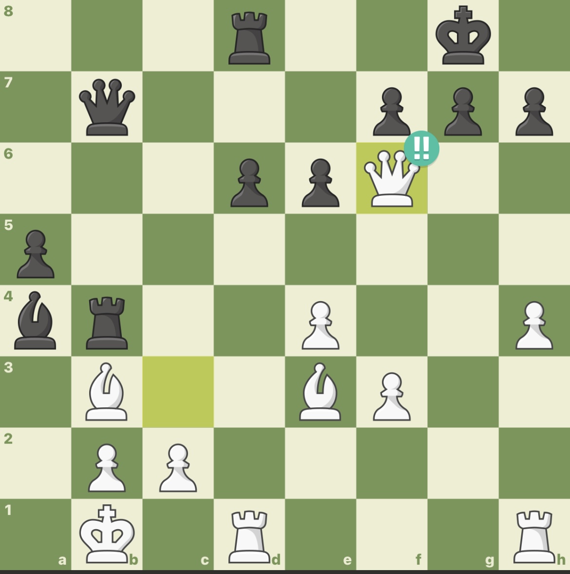 I can’t believe I got to play this move in a competitive tournament!  (there was a bishop on f6)
On the move before this I was losing, but this queen sacrifice forces a draw! 

I went on to win the game when my opponent avoided the draw. #chess