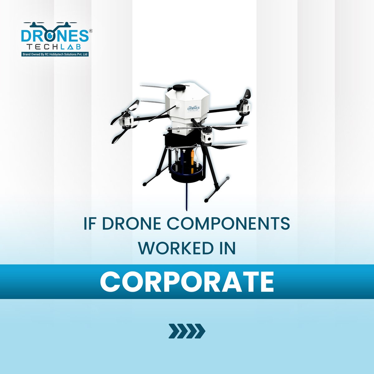 Drones_Tech_Lab's tweet image. What if drones had their own corporate hierarchy? A system where every part works together to get the job done—showing that teamwork goes beyond just humans.

#DronesTechLab #DroneTechnology #DroneComponents #DroneEngineering #DroneSystems