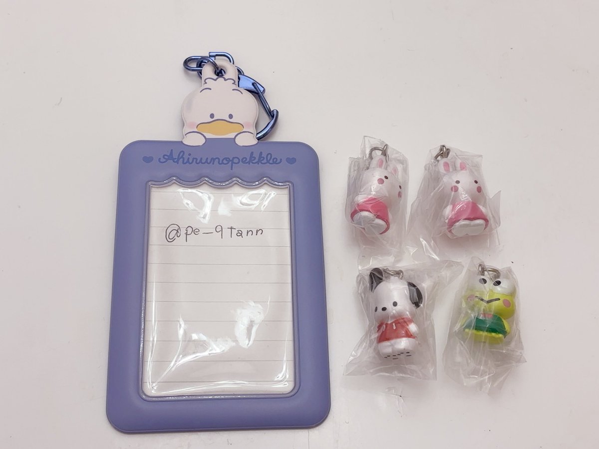 【交換】　サンリオキャラクターズ めじるしアクセサリー サンリオ 

【譲】ポチャッコ けろっぴ チアリーチャム✖️2

【求】あひるのペックル

ハーモニーランド手渡しor郵送希望
検索からもお気軽にお声がけください！