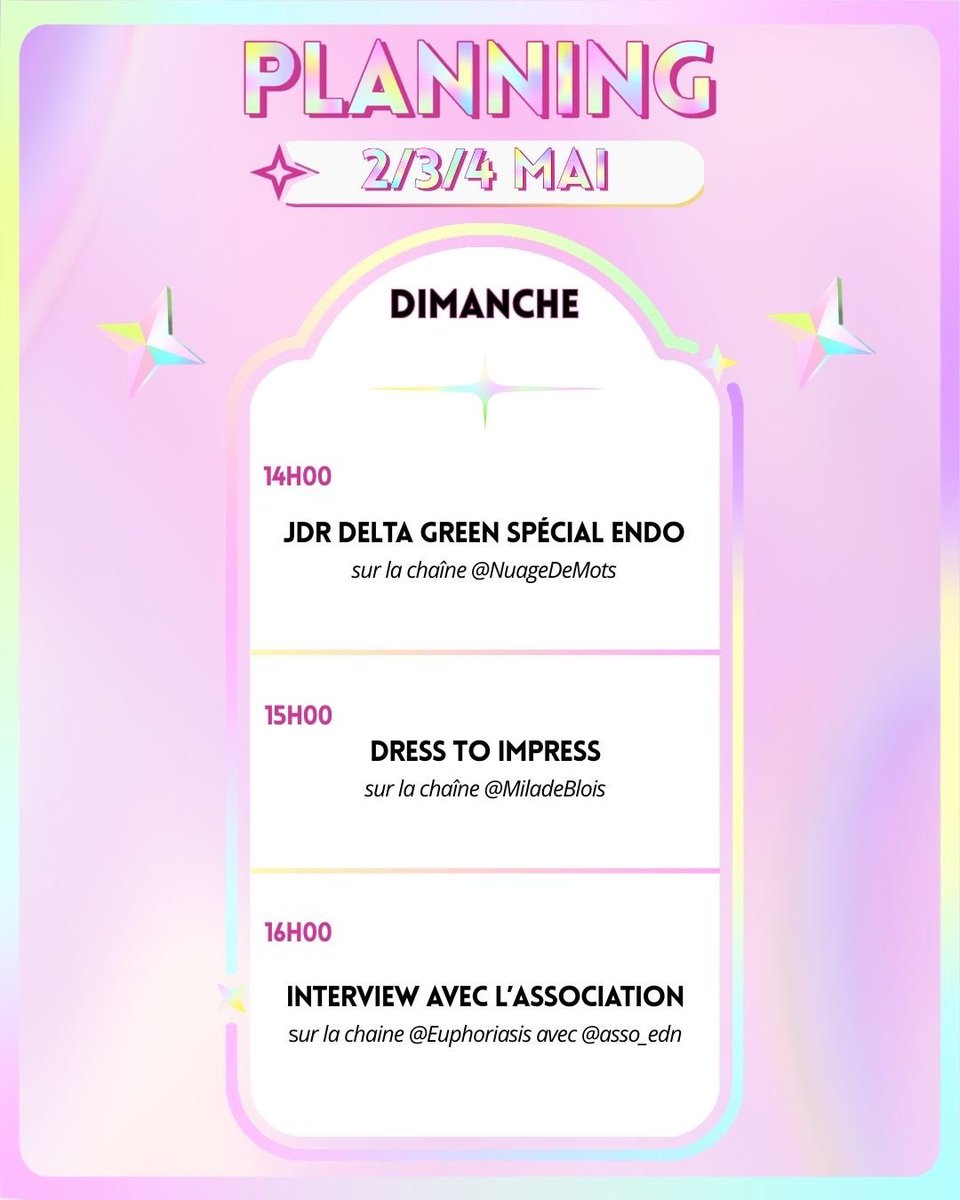 ✨ SLAY / DU 2 AU 4 MAI ✨ tweet media