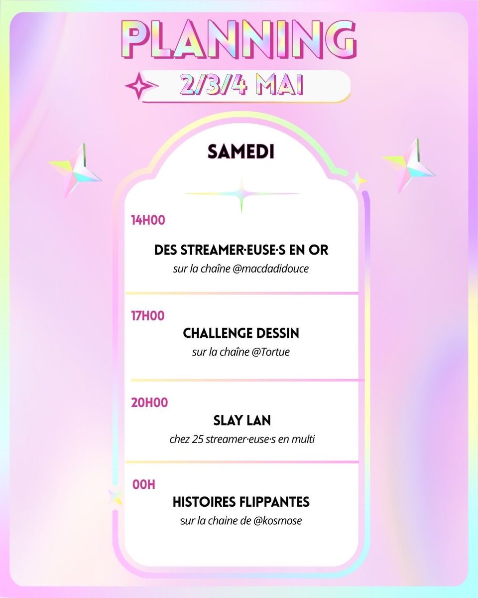 ✨ SLAY / DU 2 AU 4 MAI ✨ tweet media