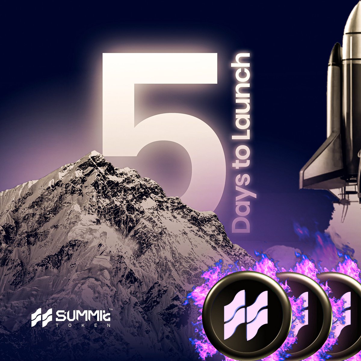_summit_token's tweet photo. The climb is steep, the vision is clear.
Summit Token launches in 5 days built for those who dare to push beyond limits.
The future is waiting at the top.
(@IAMCBEN )
#SummitToken #crypto #guinness https://t.co/xJ6FSc5Twx